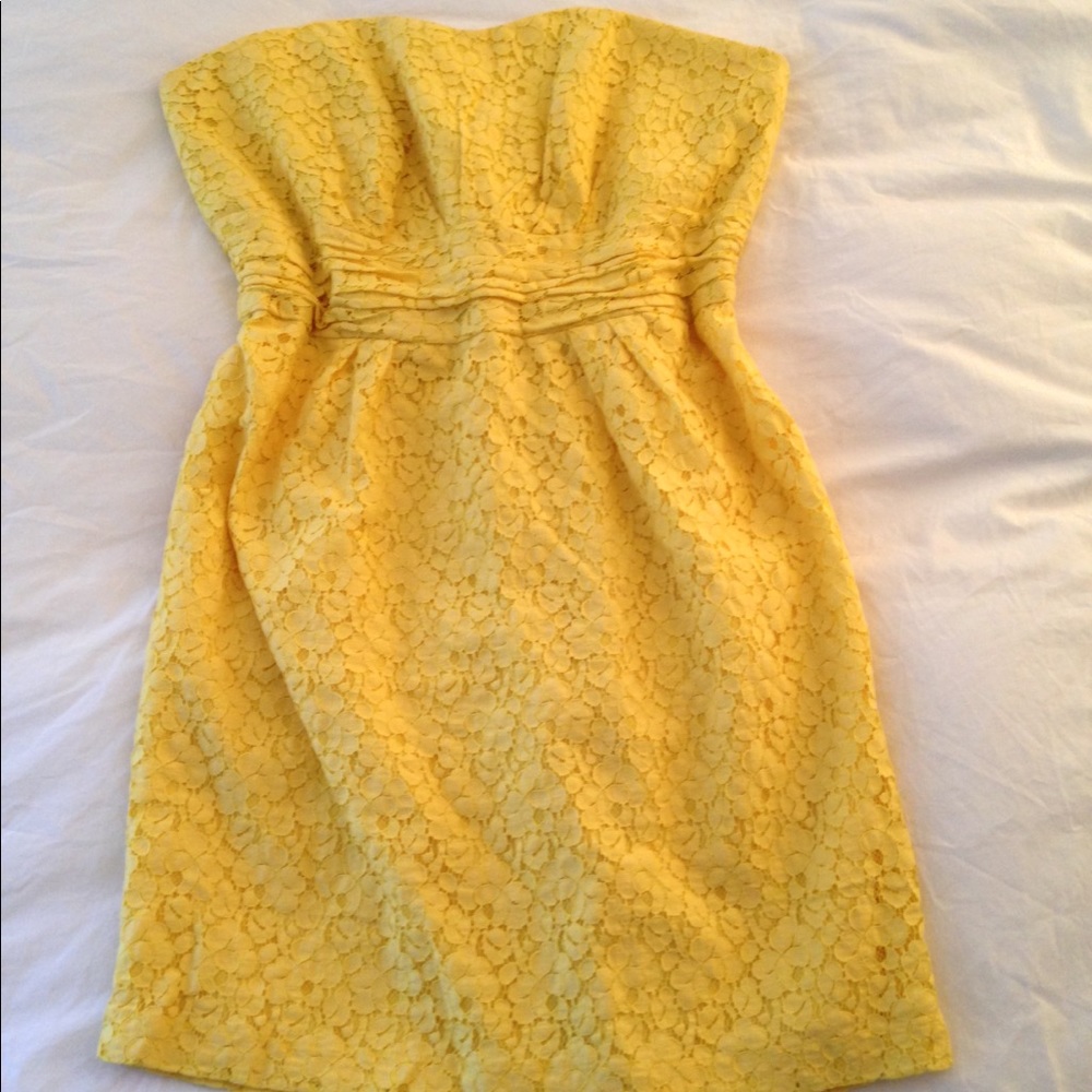 Strapless Lace Dress